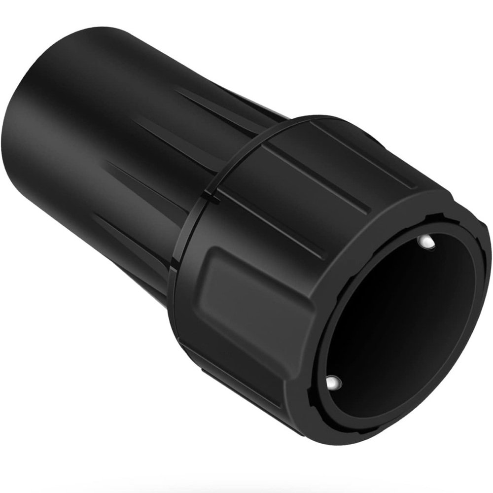 Compatible with DEWALT DWV9000 universal connector, fits DeWalt 1-1/4 In. Black